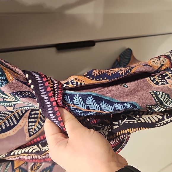 Farm Rio Long Sleeve Dress with Ruffle Hem - Picture 4 of 5